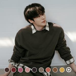 025920 변우석 브러시드 솔리드 맨투맨