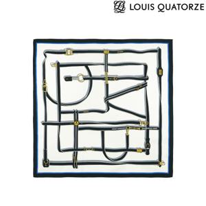 로지에 실크 사각 스카프 FT3OP09BL