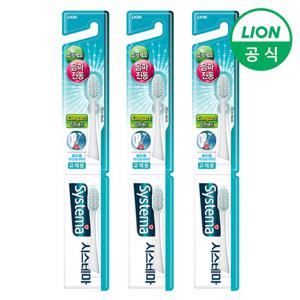[LION] 시스테마 음파진동 전동 칫솔모 2입 3개
