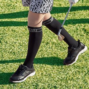 골프 여성 [[24SS]] DNSS4E305BK [클리어런스] 블랙 올인원 쿨링 니삭스 스타킹