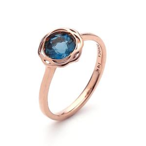 [도로시] 14k 블루아우라 반지_천연석