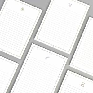 A5 떼어쓰는 메모장 독창적인 노트 떡제본 노트패드 필기용 메모지 제본노트 필사노트