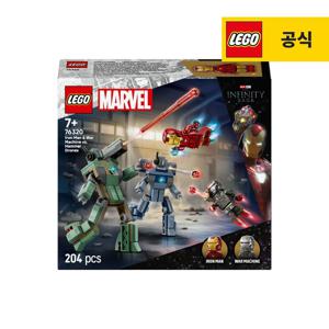 슈퍼히어로 마블 76320 아이언맨과 워 머신 대 해머 드론