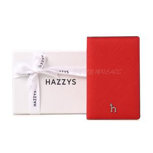 [선물포장] 레드 퍼피로고 플랫 카드지갑 HIHO5F134R2