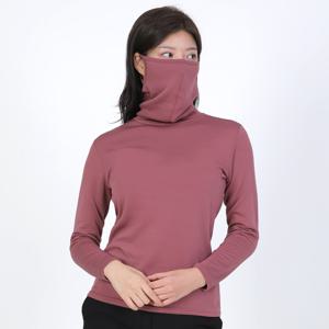 여성 웜커버 약기모 마스크넥 티셔츠(W6WT20)