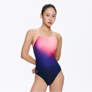 옴브레 원피스 드롭백 A5BL1LO66RED