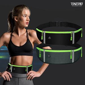 러닝 허리 힙쌕 벨트 허리가방 휴대폰수납 이어폰홀 헬스 등산 자전거 물병수납