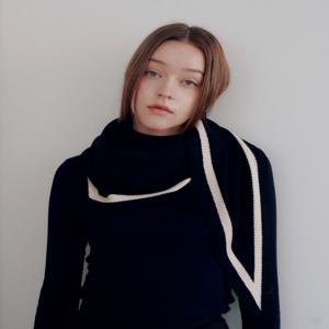 루이까또즈 니트 머플러 미라보니트 블랙 2DMK820BL