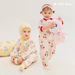 [정상가58,900원]모모레이 핑코리코 유아우주복 아기바디수트
