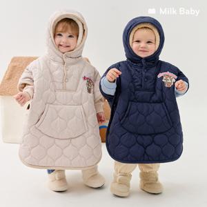 [정상가99,000원]베베칩멍크 케이프후드 퀼팅판초