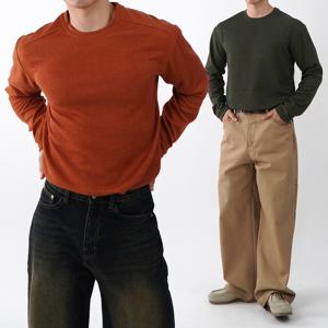 [브리치] 오엔엘 / 절개 머슬핏니트 워셔블니트