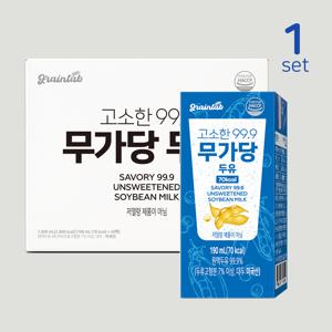 그레인랩 고소한99.9 무가당두유 40팩 x 1박스