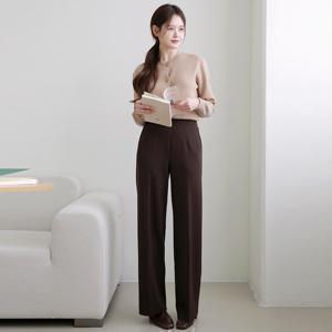 [최초가 79,900원]모브엔 세미 와이드 스트레이트 팬츠