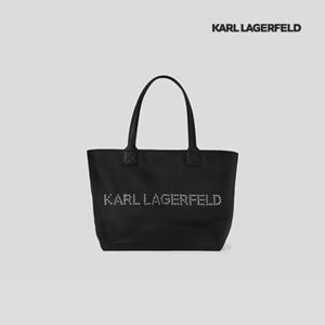 [245W3087] 칼라거펠트 마치 미디움 토트백