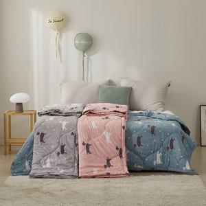 [벨리에르] 도기 BD 소프트플란넬 차렵이불(슈퍼싱글)