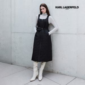 칼라거펠트 25FW 퀼팅 구스다운 원피스