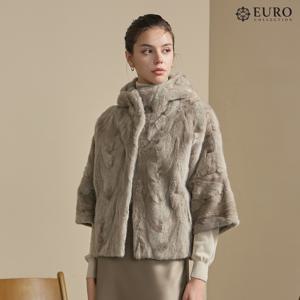 [최초가 399,000원][유로컬렉션] 제시 밍크 하프 코트
