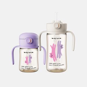 3세대 NEW 260도 PPSU 올인원 원터치 빨대컵 170ml+270ml 2개세트 - 디자인 선택
