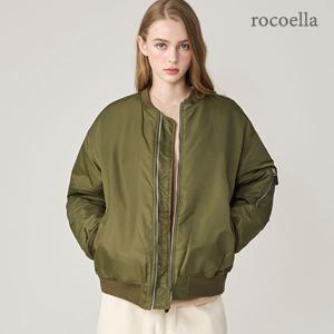 마틴 오버핏 여성 항공 패딩 점퍼