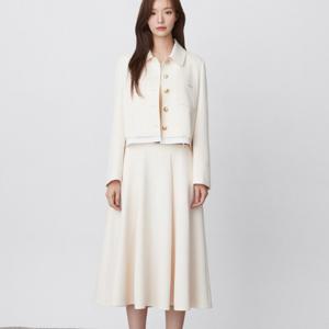 [플라스틱 아일랜드]플레어 벨트 스커트 PR3WS962