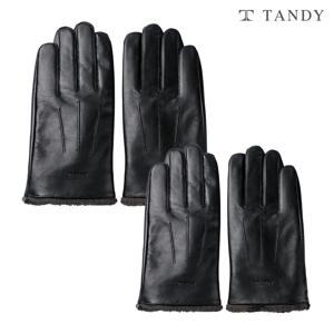 [1+1] 블랙모던 남성용 가죽장갑