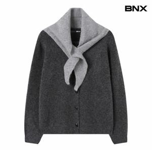 정상가:69,000원 ㅣ 숄 세트 라운드넥 니트 가디건 (BX4CD008L0)