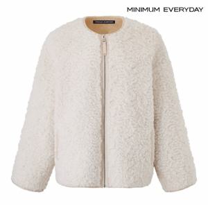 정상가:199,000원 l  에브리데이]노카라 집업 포켓 양털 자켓 (EB4JK002D)