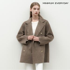 정상가:299,000원 ㅣ  에브리데이]카라넥 더블 하프 코트 (EB4JH002D)