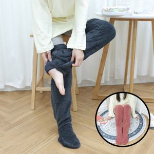 빅베어 레그 워머 다리 보온 롱 수면 양말 수족냉증 오버니 타이즈 발토시 다리 토시 롱레그워머