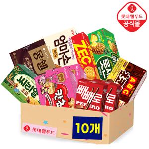 [롯데] 칸쵸 이름 모여라! 스낵 파티팩 10개 세트