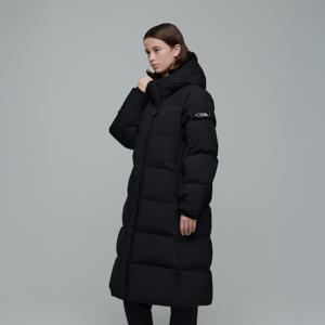 N244WDW860 여성 카이만 프로 롱기장 구스 다운 점퍼 CARBON BLACK