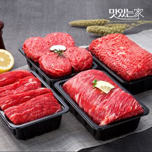 1++등급 정육6호 선물세트_양지국거리500g+불고기500g+장조림500g+육전500g