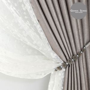 지나송 제니스 자수 암막커튼 풀세트