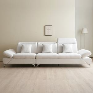 브라더 무빙 헤드레스트 고급형 아쿠아스웨이드텍스 4인용 쇼파 E0등급자재