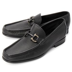 페라가모 GRANDIOSO NERO 0642848 EEE 남자 로퍼 발볼EEE