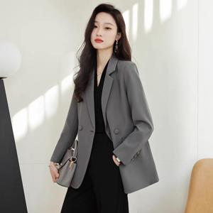 [브리치] 제로투올샵2 / 여성 봄 가을 뒷트임 자켓 캐주얼 블레이저 블랙 2XL