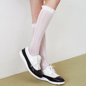 공식몰 [정상가 29,900원] (1+1)아이브 레이스 시스루 롱 니삭스 FM55AS173P