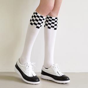 공식몰 [정상가 29,900원] (1+1)체커 보드 패턴 코튼 디펜딩 롱 니삭스 FM55AS172P