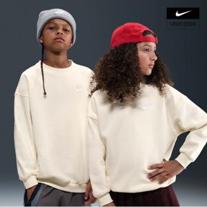 아동 스포츠웨어 클럽 플리스 주니어 오버사이즈 스웻셔츠 FD2923-047