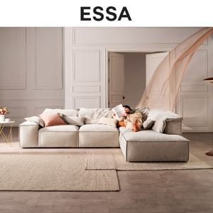 [리퍼브] 카리브 4인 오픈코너형 카시미라 패브릭 소파