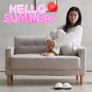 모던 2인용쇼파 방수 패브릭쇼파 인조가죽쇼파 12색 미니 방꾸미기 자취템 공간활용