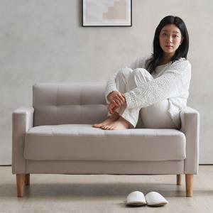 [온스타일 최저가] 모던 2인용 쇼파 10Colors (자취 필수템 방꾸미기 미니 좁은공간활용 색감포인트)