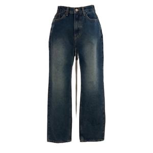 랩[정가 89,900] 기모 블러쉬워싱 일자 중청데님팬츠 AP4DPB41