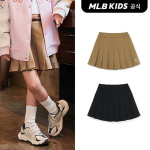 [MLB 키즈] (공식) 베이직 플리츠 우븐 스커트 (2color)
