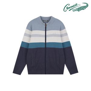 컬러 블록 풀집업 니트 CDAA8KJ3372