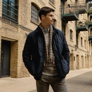 아쿠아스큐텀 25FW 남성 헝가리 구스다운 퀼팅 재킷