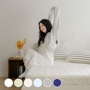 조이 부드럽고 먼지없는 누빔매트리스커버 S/SS/Q/K 6color
