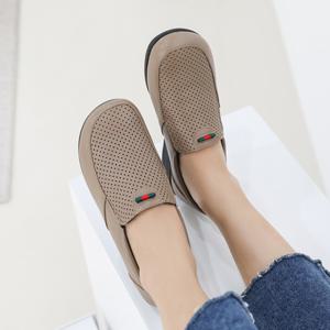 [브리치]  /  수제화 소가죽 크랙 슬립온 5cm