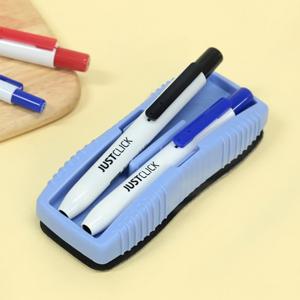 모리스 화이트보드 자석지우개+JUSTCLICK 마카(2개입) 문구반점 저스트클릭 똑딱이보드마카