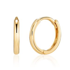 당일발송 14K 심플 민자 링 원터치 귀걸이 S 한쌍 WIE28354